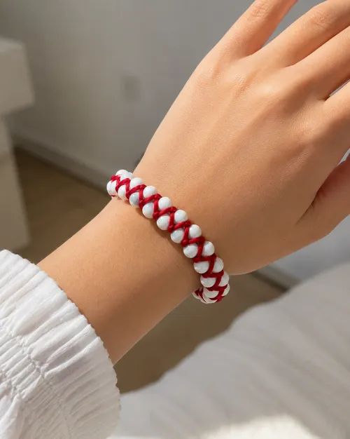Pulseira de macramê artesanal